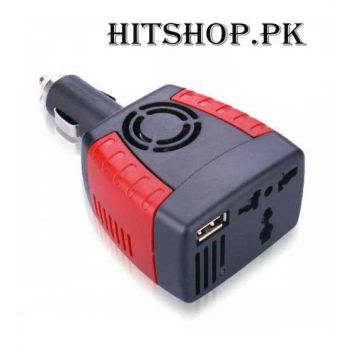 75W Car Plug DC-AC Power Inverter USB Port